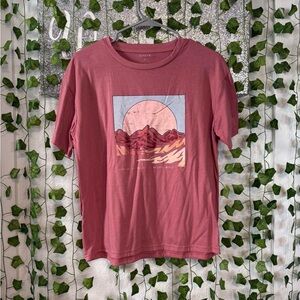 SHEIN Mauve Crew Neck Tee